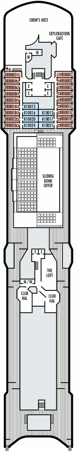 ms Oosterdam - Observation Deck