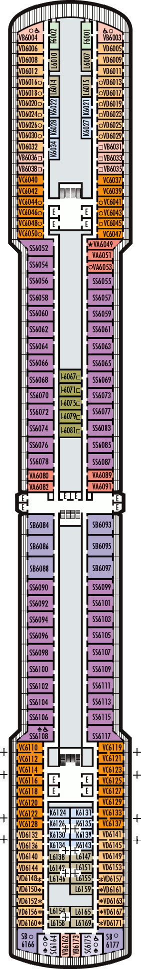ms Oosterdam - Upper Verandah Deck