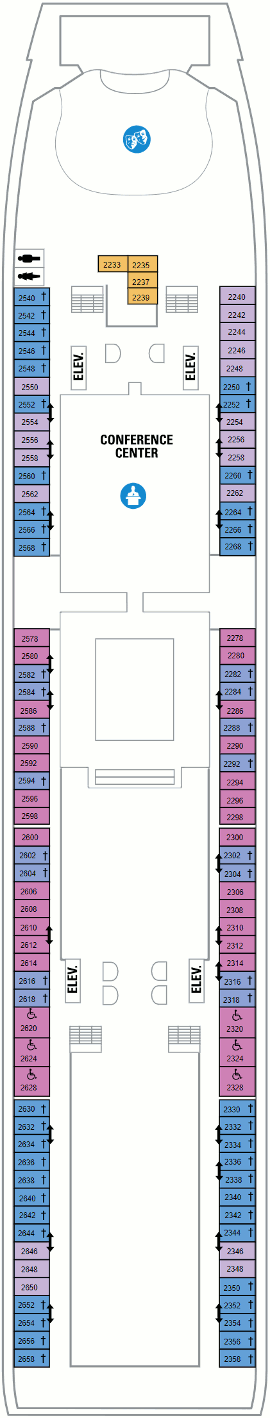 Mariner of the Seas - Deck Two