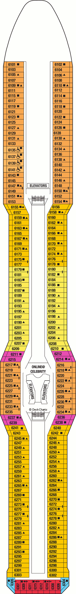 Celebrity Equinox   - Deck 6
