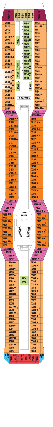 Celebrity Equinox   - Sunrise Deck