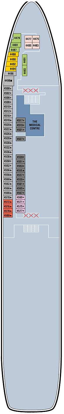 Norwegian Spirit  - Deck Four