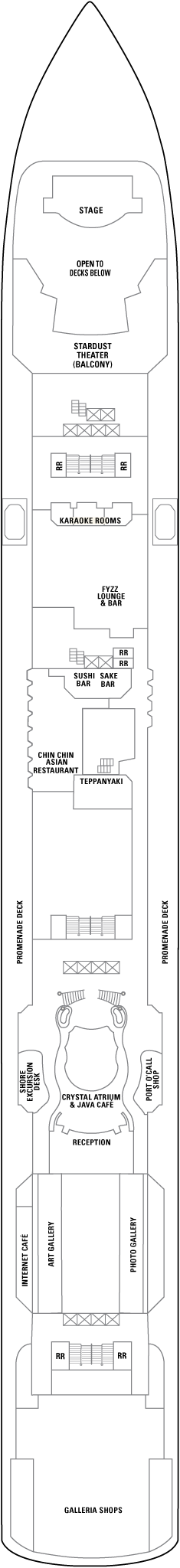 Norwegian Jewel  - Deck Seven