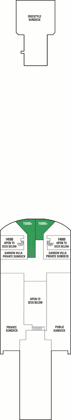 Norwegian Gem  - Deck Fifteen
