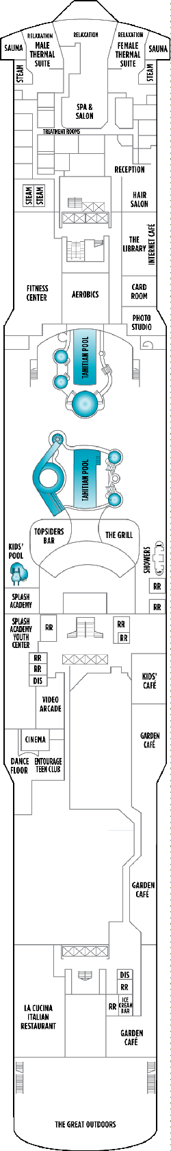Norwegian Gem  - Deck Twelve