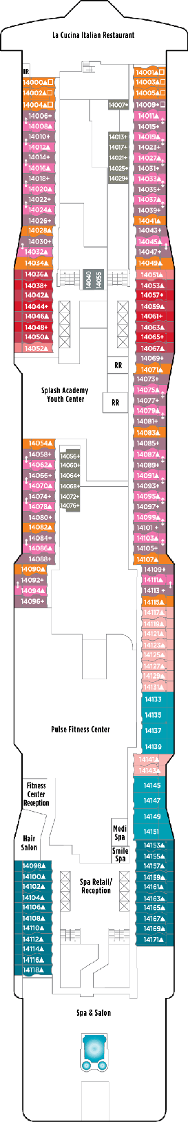 Norwegian Epic  - Deck 14