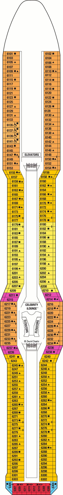 Celebrity Eclipse   - Deck 6