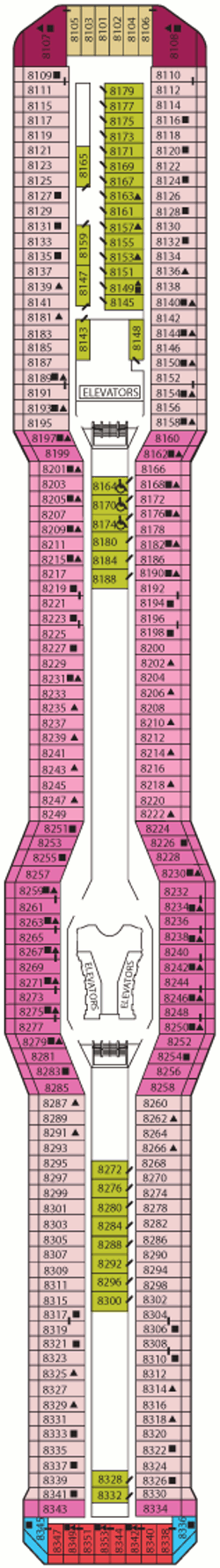 Celebrity Eclipse   - Deck 8
