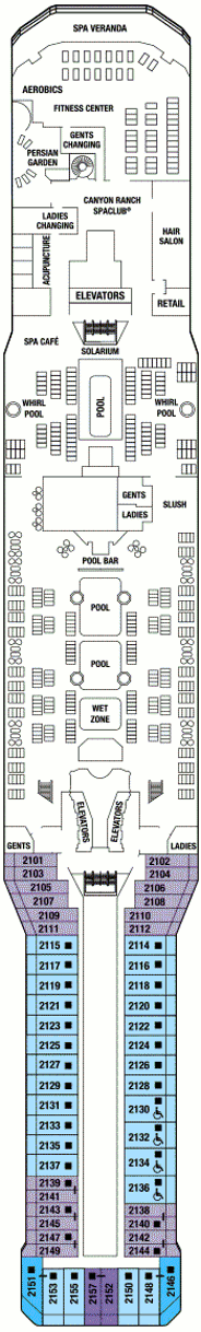 Celebrity Eclipse   - Deck 12