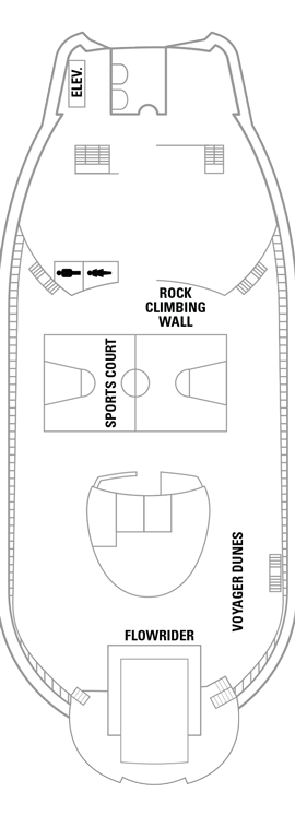 Voyager of the Seas - Deck Thirteen