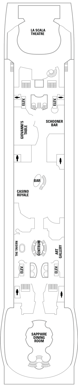 Voyager of the Seas - Deck Four