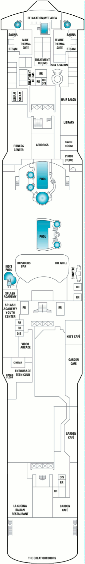 Norwegian Jade  - Deck 12