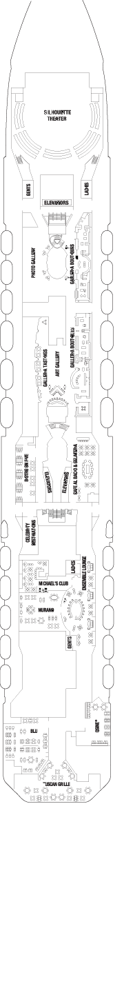 Celebrity Silhouette   - Entertainment Deck