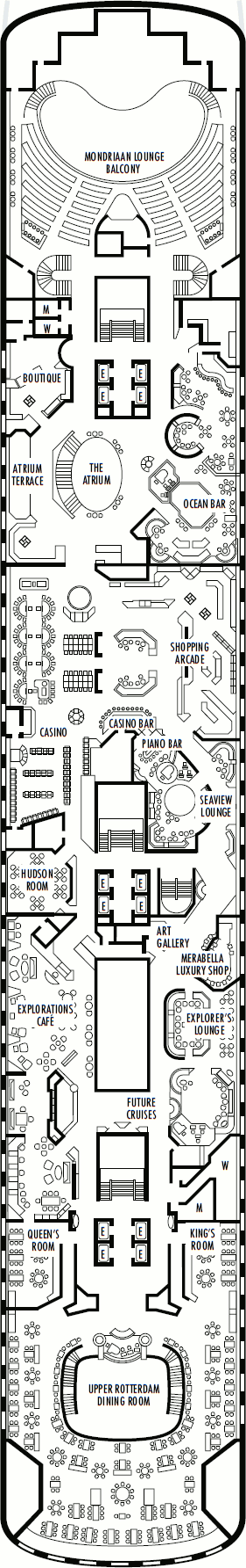 ms Zaandam - Upper Promenade Deck