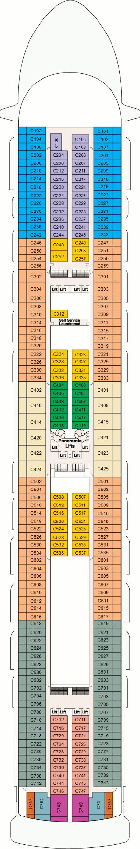 Star Princess - Caribe Deck