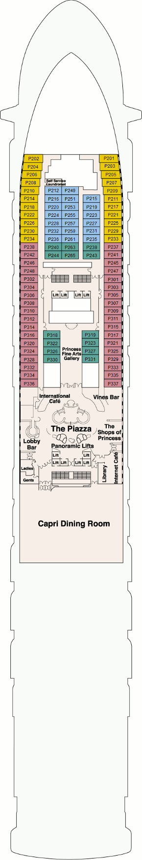 Star Princess - Plaza Deck