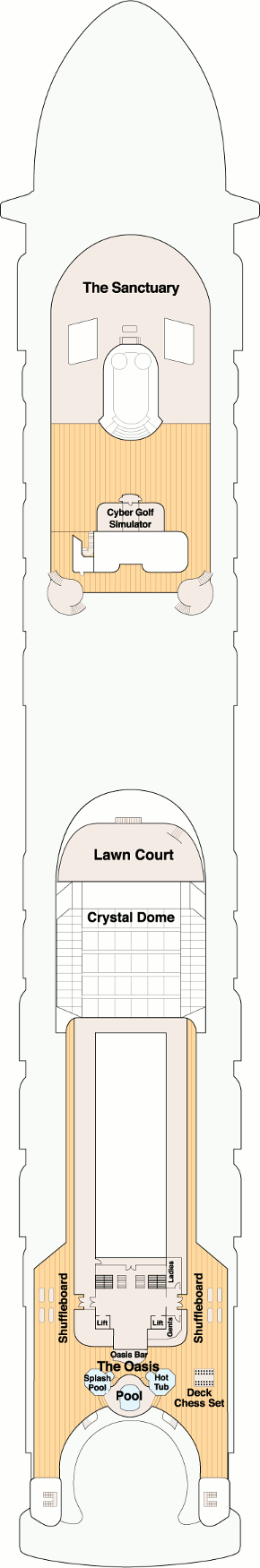 Star Princess - Sports Deck